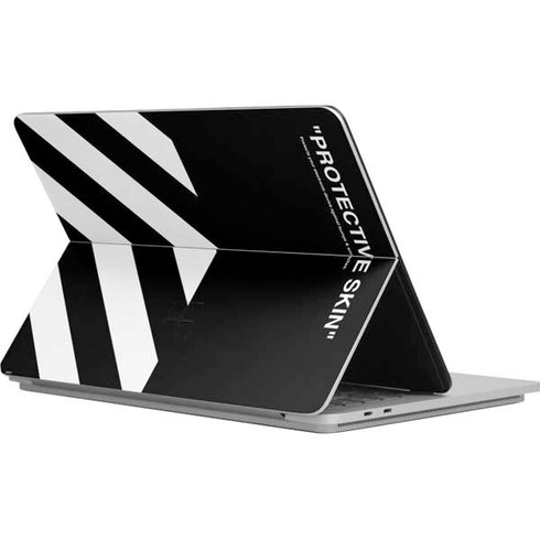 Black and White Stripes Surface Laptop Studio Skin